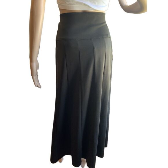 ModeLia Army Green Pleated Belt Loops Button Detail A-Line Skirt Size XXL - Picture 8 of 13